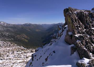 Looking down Babcock Cr.