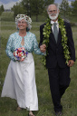 Dona and Gary leaving