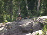 Ian at Lace Lake
