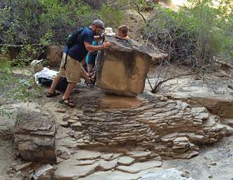 School Section Canyon Not Moving Boulder 6553